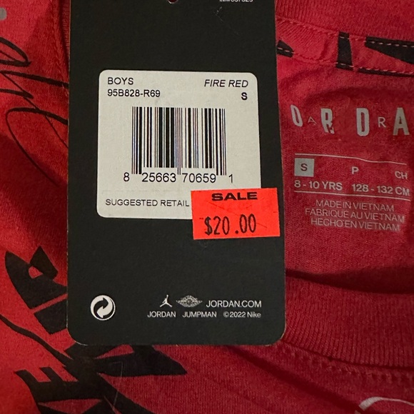 *New* Boys Jordan T-Shirt - Picture 4 of 4